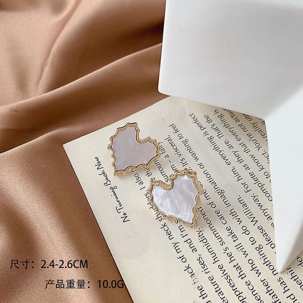 Örhänge Pearl Geometry Stud Girls&#39; Modesmycken Ac3576 A70