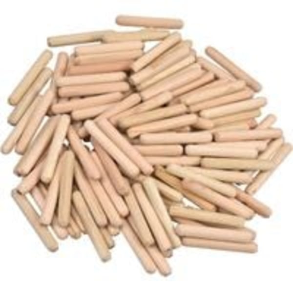 400-pack 8mm x 40mm träpinnar - lotusträd Wood dowel Idealisk för träbearbetning fräs - Lämplig för borrning Jigg/borrguide.