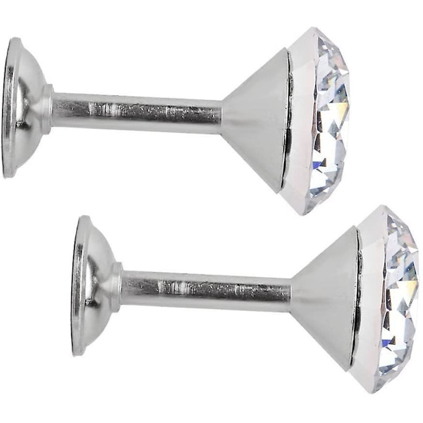 Piao 2st Diamond Gardin Draperi Tieback Dörr Vägg Tofs Krok Vägg Tieback Gardin Krok Tofs Handdukshängare