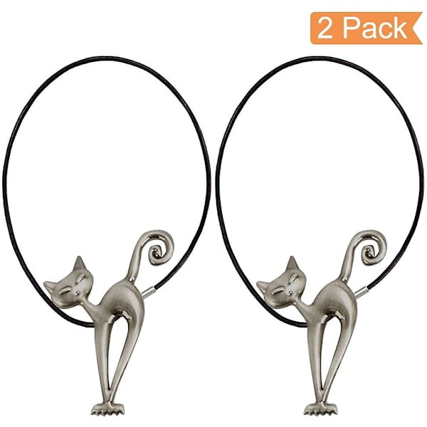 Gardinband, asiatiskt silver*2 2st