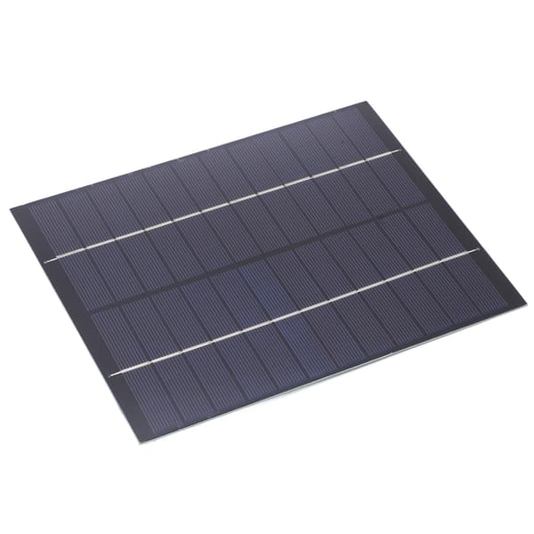 5.2W 12V Mini Solcellepanel Polykrystallinsk Silisium DIY Modul System 5521DC Utgang