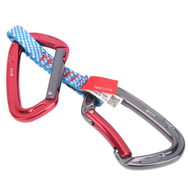 CAMNAL Utomhus klätterquickdraw-set Rak grind och böjd grind karbinhake 27CM