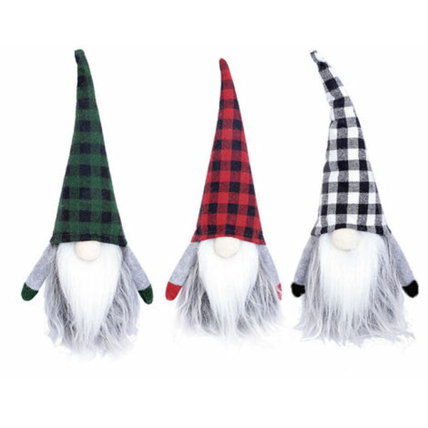 Tonttujen joulukoristeet 3 kpl käsintehty skandinaavinen Santa Tomte pehmotonttu, kodin pöytäkoristeet joulutonttudeco