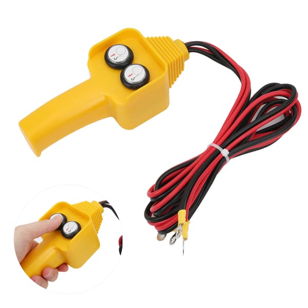 Vinsj Kablet Fjernkontroll Trykknappstil 12V for Capstan 1500lbs til 5000lbs
