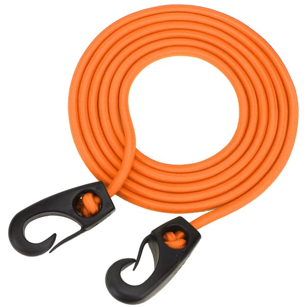 189cm Elastiskt Kajakpaddel Säkerhetslina med Karbinhake Orange