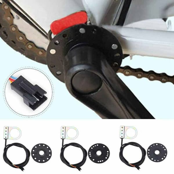 12 Magneter Elcykel Assistent Sensor Ersättning Elcykel Assistent Sensor Pedal Assistent Sensor för Mountainbike