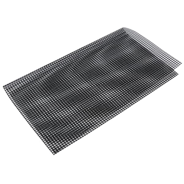 Matklassad Non-stick Grillmåtte Multifunktionel Udendørsgrill 36x42 cm Sort