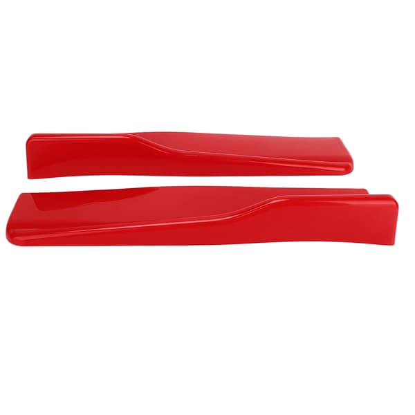 2 stk. bilsideskørt Anti-ridse Universal Winglets Diffuser Splitter til biler