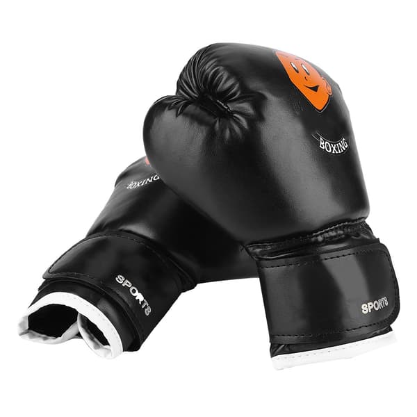 Svarta Muay Thai Boxningshandskar Brottning Stanssäck Sparring Kickboxning