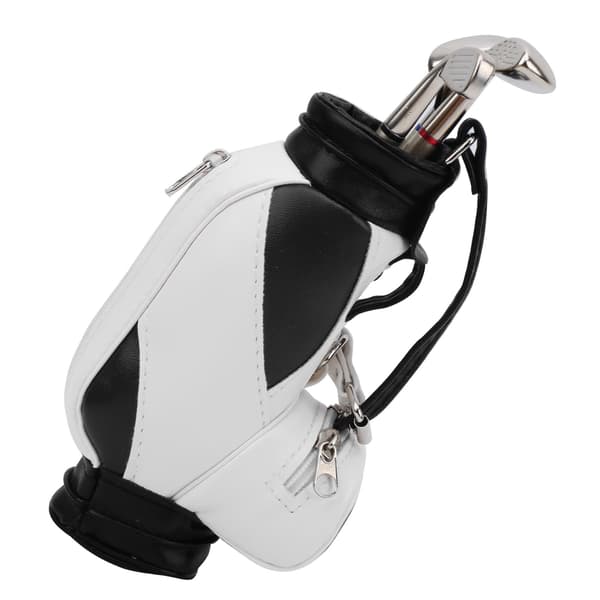 Desktop Golf Putter Pen Holder Sort Hvid Golf Gave til Spillere
