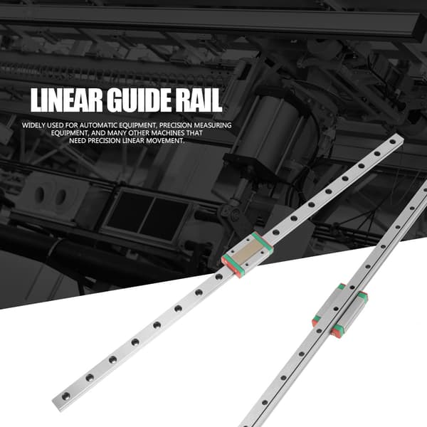 MGN12H Miniatyr Lineær Skinneguide 450mm Lengde 12mm Bredde