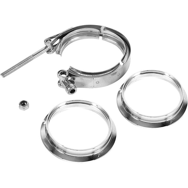 304 rostfritt stål avgasklämma för bilar (3,0" till 76 mm)