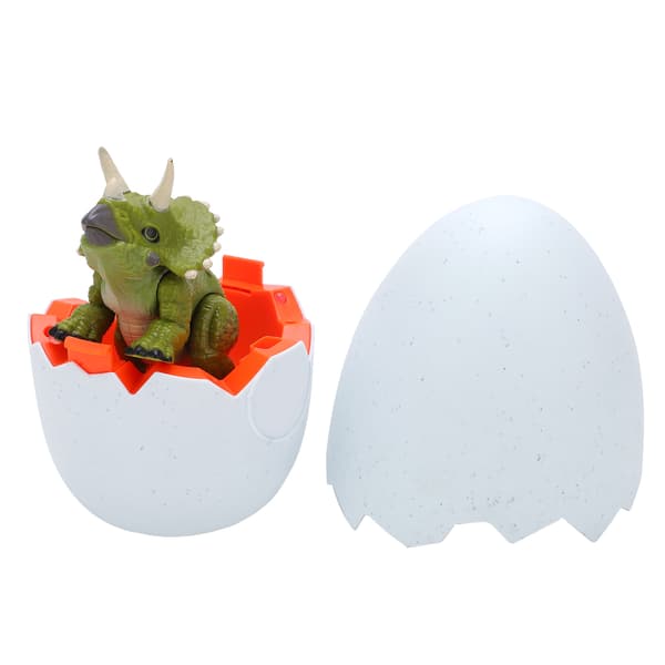 Smart Dinosaur Egg Toy Vivid Hatch Triceratops Berøringssensorlys for gutter jenter