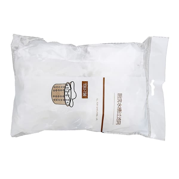 Engangs elastisk køkkenvask affaldsfilternet - lugtfri polyester, høj densitet (100 STK)