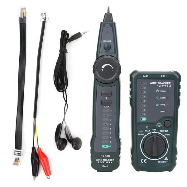 Testersats för telefonnätverkskabel RJ45 RJ11 Lan Wire Tracker - FY868