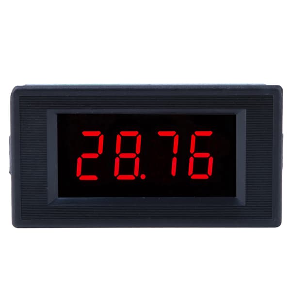 5135A Høypresisjons Digitalt Panelmeter DC5V DC Voltmeter Rød LED-skjerm DC500mV DC1V DC2V