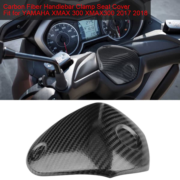 YAMAHA XMAX 300 XMAX300 17-18 Kolfiber Motorcykel Scooter Styrfäste Sitsöverdrag