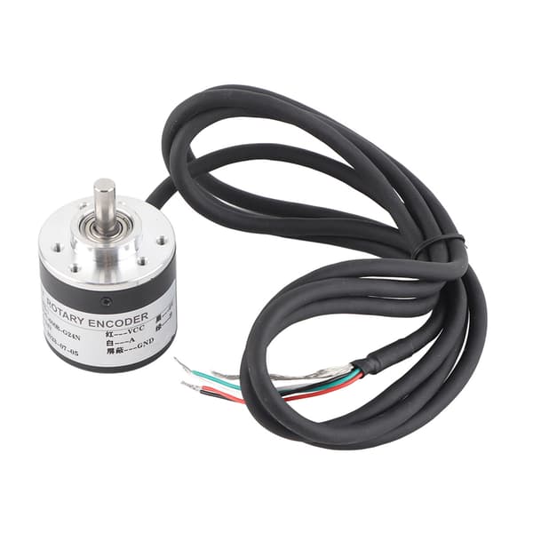 600P/R Magnetisk inkrementell roterende encoder 5V til 24V AB 2 fase 6mm aksel