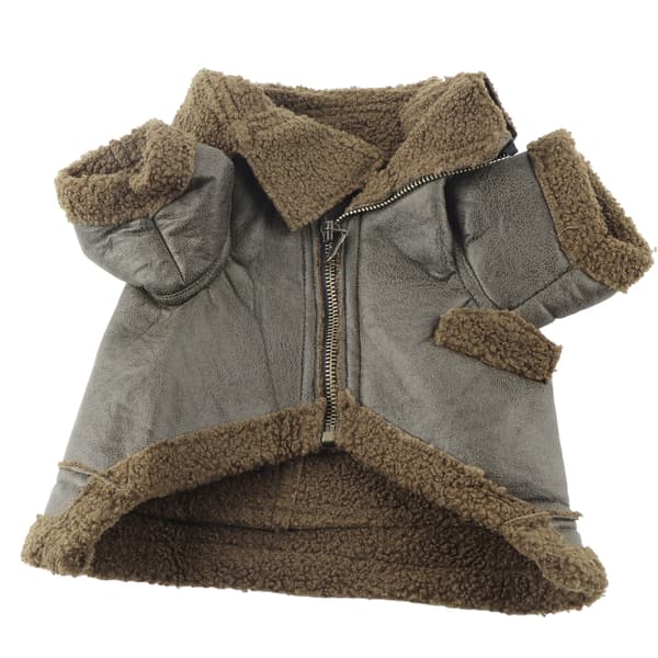 Liten Medium Hund Katt Vinter Skinnjakke XL