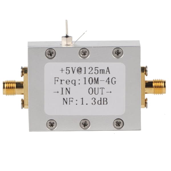 0,01 til 4 GHz 21dB Lavstøyforsterker