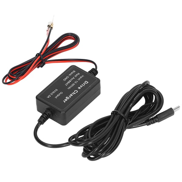 Dash Cam Hardwire Kit 24H Övervakning GPS Navigator Radar Detektor Typ C