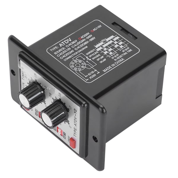 Vred Kontrol Tidsrelæ Timer ATDV YD AC110V 220V