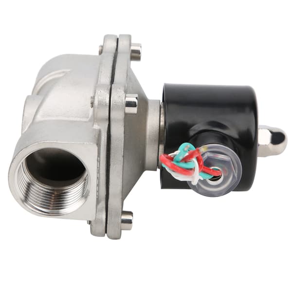 Rustfritt stål 2W 250 25 Normalt Lukket Magnetventil 24V DC