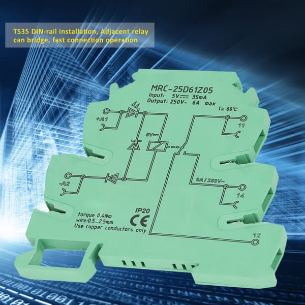 MRC-25D61Z05 5V PLC Elektromagnetisk Interface Relæmodul Kontrolkort