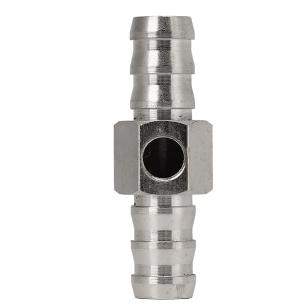 Rostfritt stål 304 Bränsletryckssensoradapter 12,7 mm ID 1/2 tum Högpresterande gummi