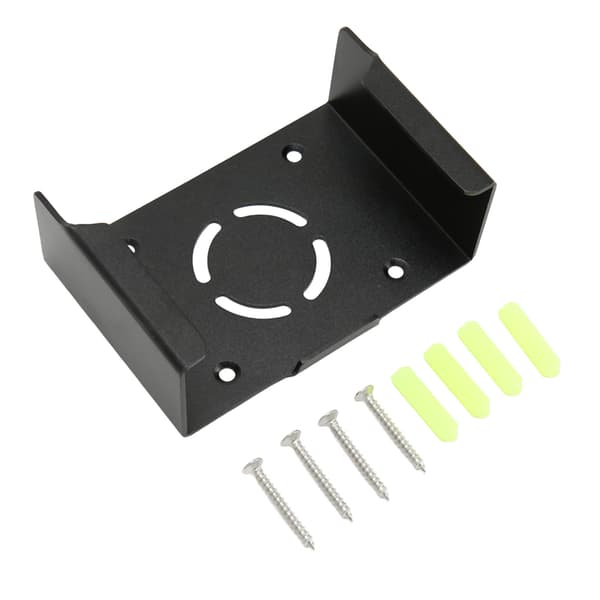 TV-box Väggfäste Perfekt Passform Stansfri Aluminiumlegering TV-box Väggfäste Svart
