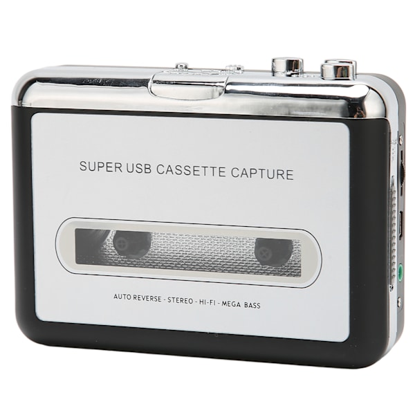 Bærbar Multifunksjonell MP3 CD-konverter USB Auto Reverse Kassettspiller for Bærbare Datamaskiner og PC-er