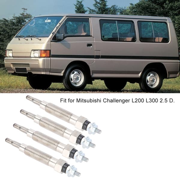 4 stk/sett dieselglødeplugger passer til Mitsubishi Challenger L200 L300 0250202092