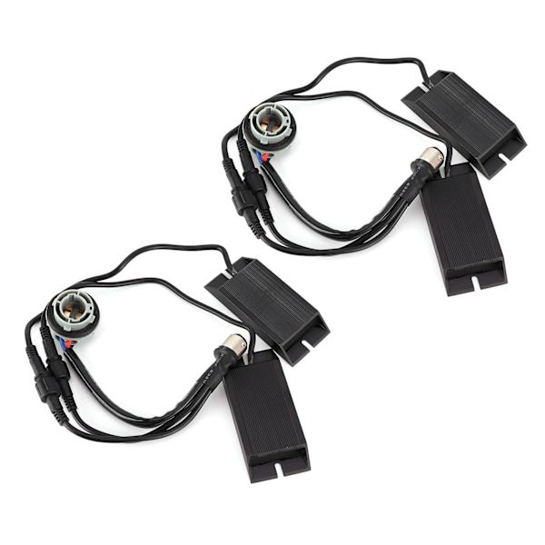 1157 Bil LED Lys Split Dobbel Motstand Dekoder Avtakbar Design for 2‑Farge/3‑Farge Lys