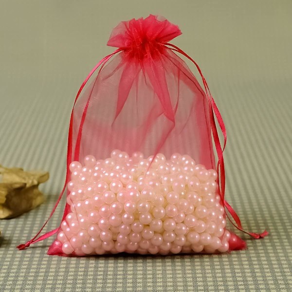 Läpinäkyvä mesh 13*18cm, satunnainen väri, 50kpl