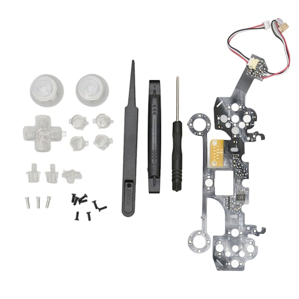 PS5 Controller DIY Belysta D-Pad Knappar Kit Multi Färger Hemknapp