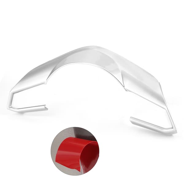 Rattskinn Dekor for Rattet Bil Interiør Tilpasset for Mazda 3 Axela/CX‑4/CX‑5 2017-2019 Sølv