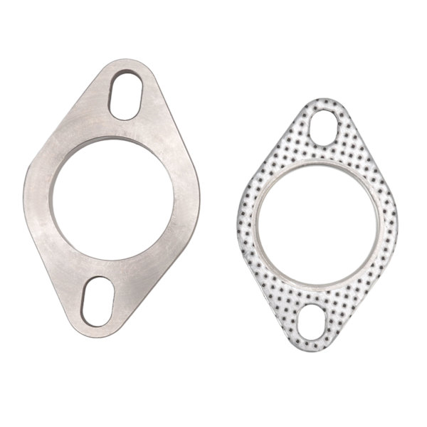 2 Bolter 2in Eksosflens Tilkoblingssett Rustfritt Stål for Eksos Downpipe Catback Headers