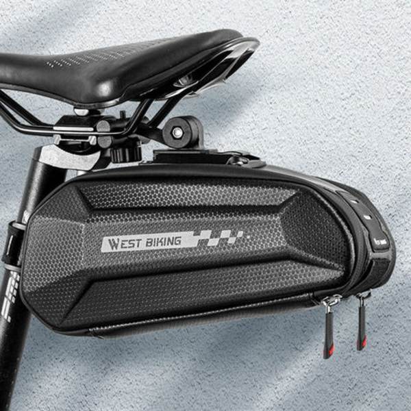 Cykeltaske Ridning Travel Quick Release Let at installere Hard Cover Tasker Reflekterende Strips Vandtæt Utility Riding Tool
