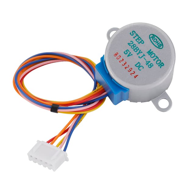 5V 4-fas 5-tråds stegmotor set 5-pack
