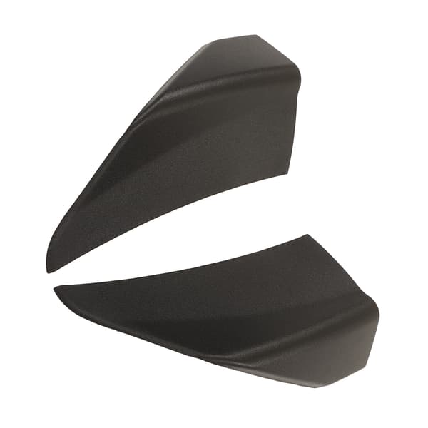2 STK Bil Frontfanger Splitter Leppe Diffuser Svarte Avrundede Kanter Erstatning for Ford Mustang 2015-2017