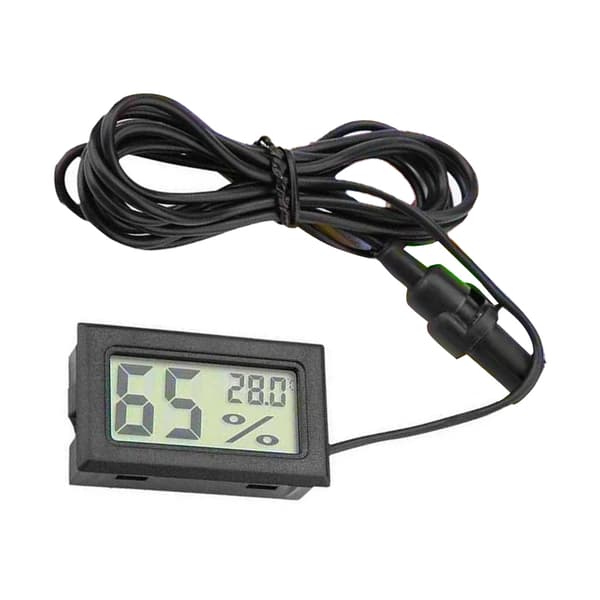 Digital Mini Elektronisk Termometer Hygrometer Inomhus Utomhus med Sond