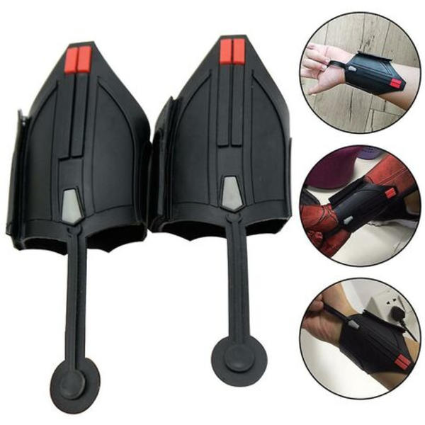 1 par Spiderman Homecoming Wrist Guards Spider-man Peter Web Shooter Toy Cosplay Prop