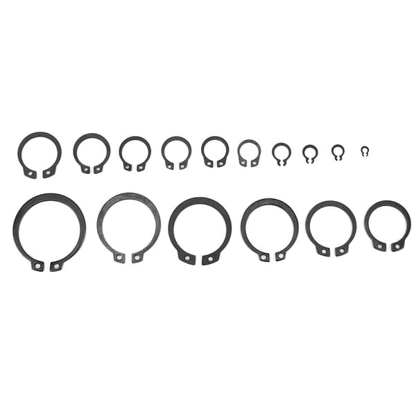 Låsringssortiment Set 150 st 18 Storlekar 3mm till 32mm