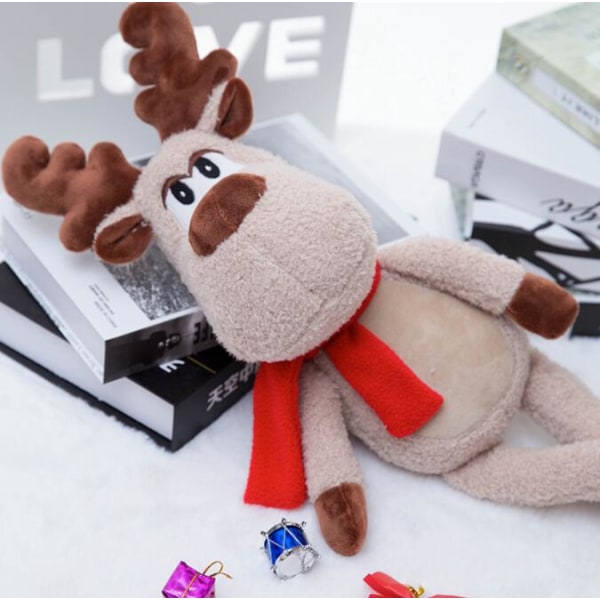 Julklapp Jul Älgdocka Plyschleksak Barndocka
