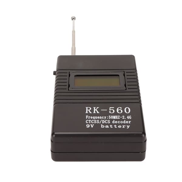 Bærbar 50MHz til 2.4GHz Radiofrekvensteller med Antenne for DCS CTCSS Testing