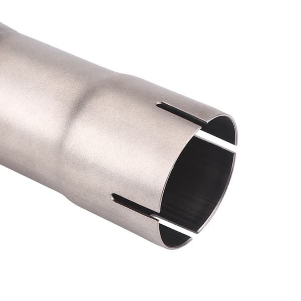 Universal Motorcykel Motocross Rustfrit Stål Udstødningsrør Tip Titanium Farve