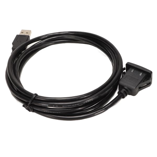USB 2.0 Bilförlängningskabel Vattentät PVC Instrumentbräda Inbäddad Installation
