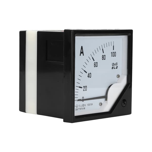 6L2 100A 5A Analogt Panel Amperemeter Pointer Strømmåler Kjemisk Industri