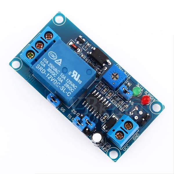 12V DC forsinkelsesrelé tidsbrytermodul