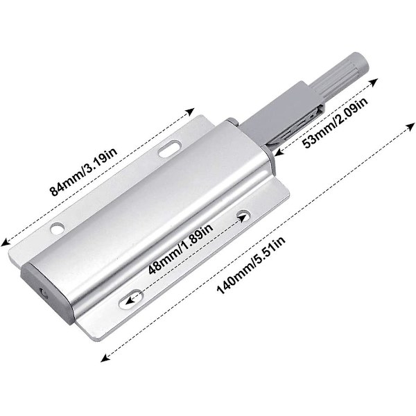 2 kappaletta työnnä avattava magneettinen suljinjärjestelmä kaapin laatikolle Magneettiset oven lukitukset Magneettiset salvat Ovien salpa huonekaluille